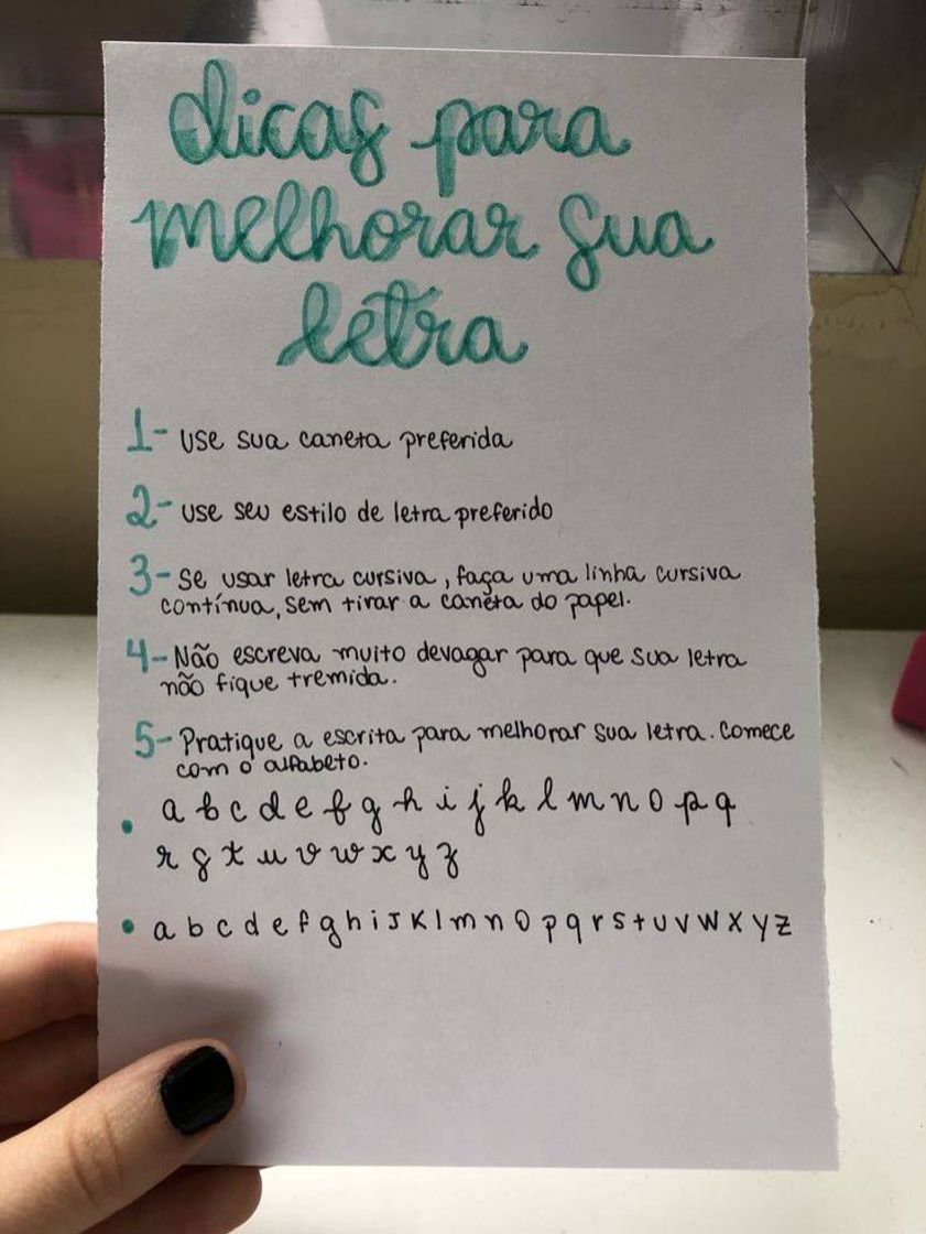 Moda DICAS PARA MELHORA A SUA LETRA!!!📝