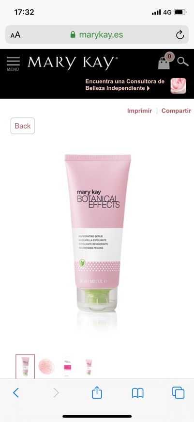 Producto Mascarilla Exfoliante Botanical Effects®