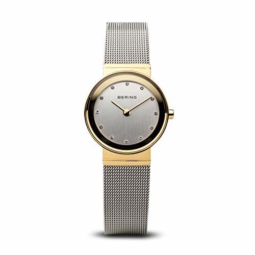 Moda BERING Reloj Analógico para Mujer de Cuarzo con Correa en Acero Inoxidable