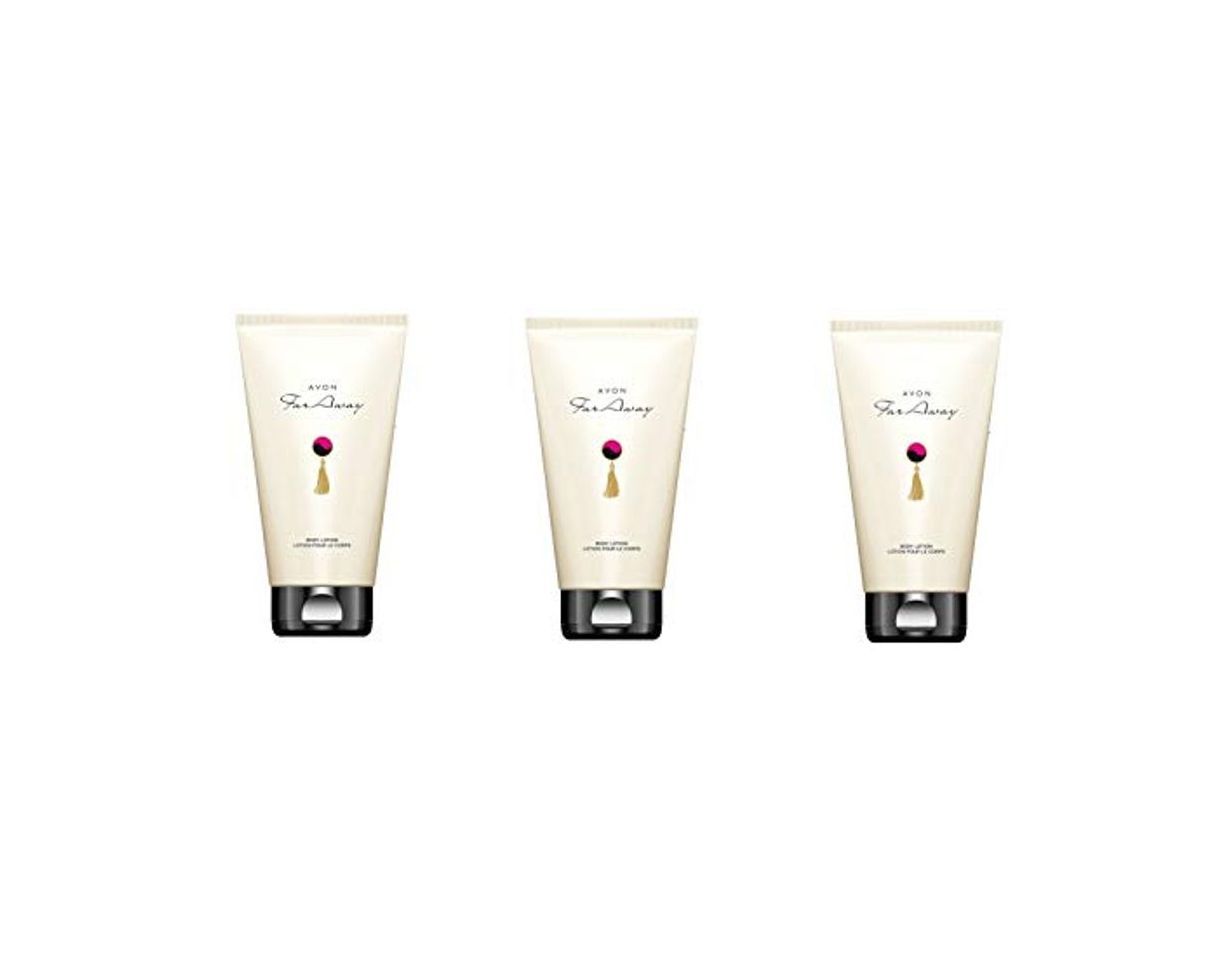 Social 3 x Avon Loción Corporal Far Away Original para Mujer Hidratante Perfumada 150ml