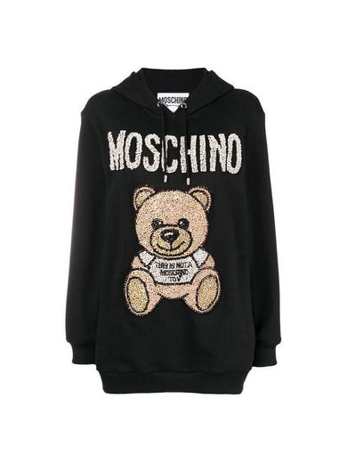 MOSCHINO
teddy bear embellished hoodie