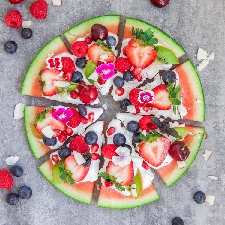 Fashion Watermelon Pizza