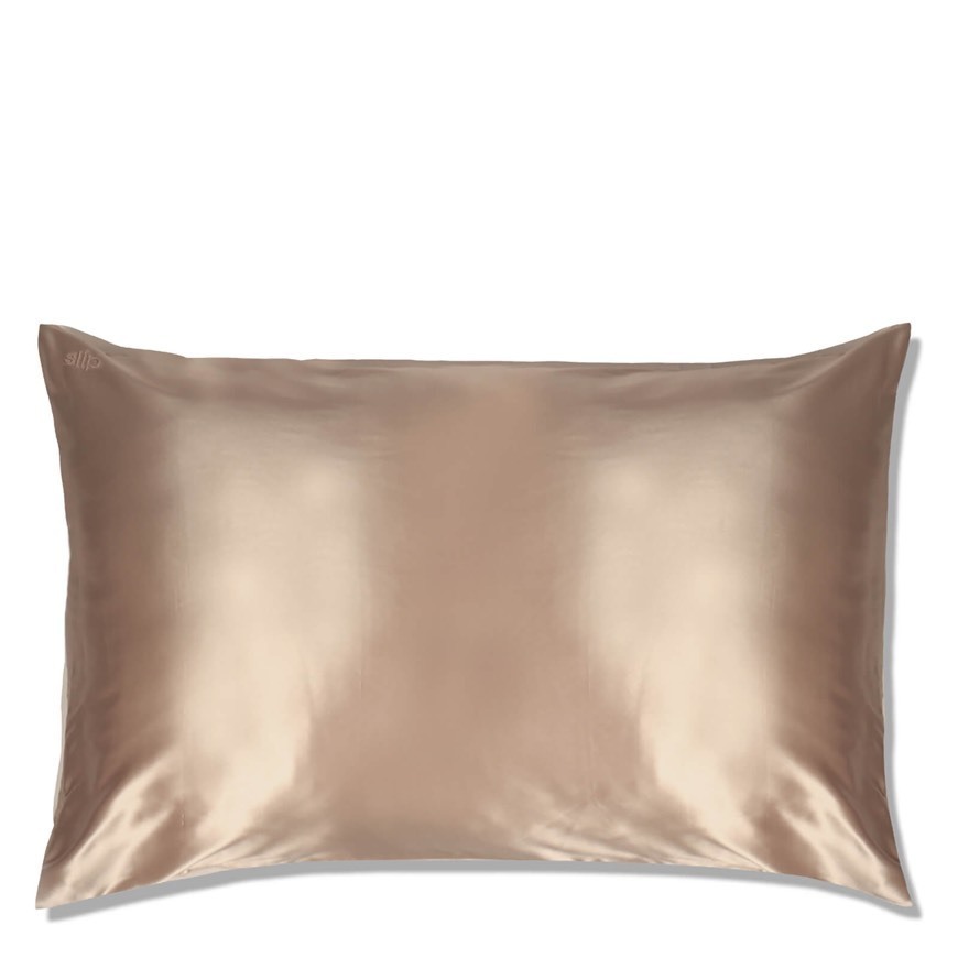 Social Slip Silk Pillowcase - Queen | shade: Caramel