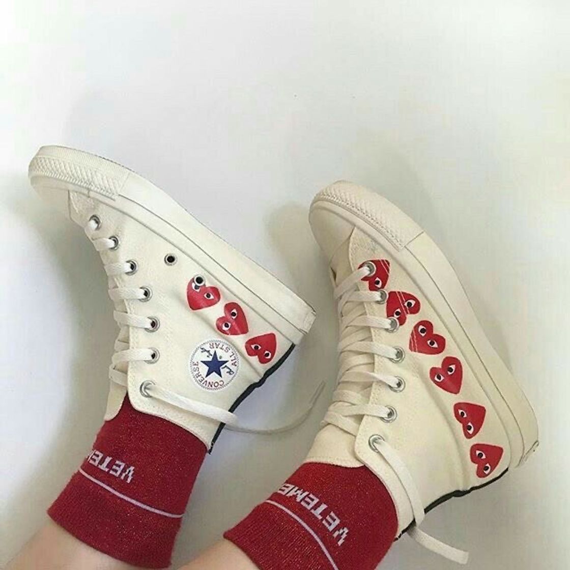 Fashion Converse Play Comme Des Garçons