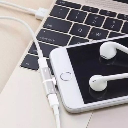 Adaptador para cargador y auriculares IPhone 