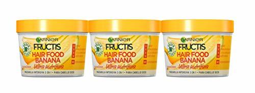 Belleza Garnier Fructis Hair Food Banana Mascarilla 3 en 1 - 3 Recipientes