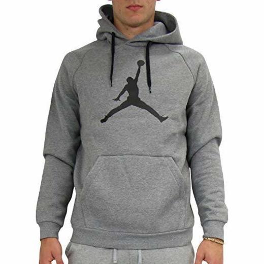 Nike M J Jumpman Logo FLC Po Hooded Long Sleeve Top