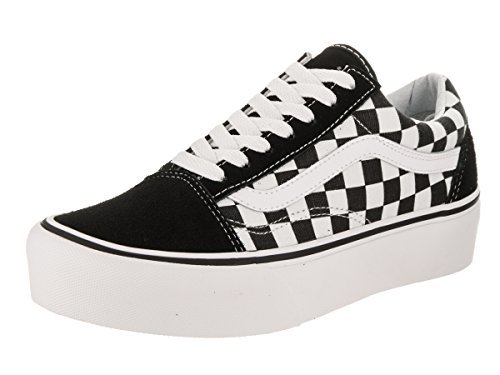 Fashion Vans Old Skool Platform Calzado Checkerboard