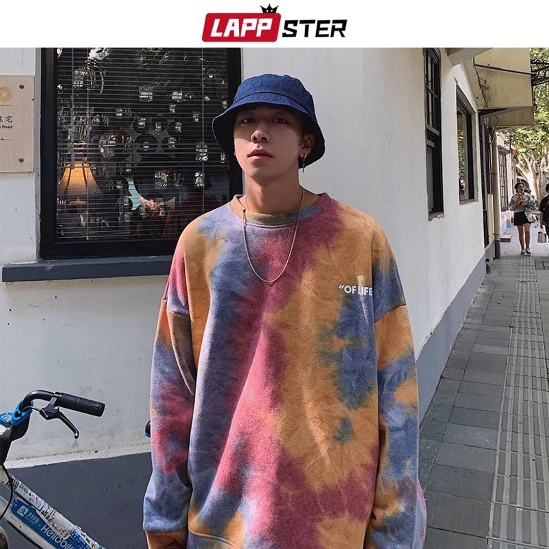 Fashion SUDADERA TYE-DYE OVERSIZE