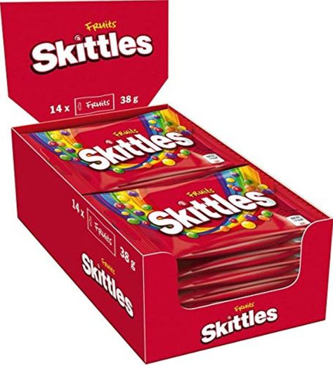 Skittles Fruits Sweets Pack of 14 Bags x38g