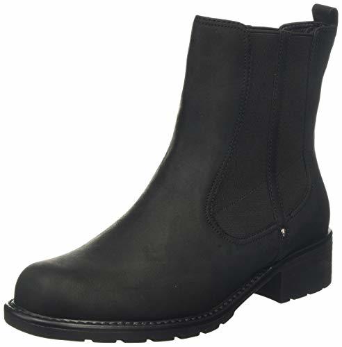 Fashion Clarks Orinoco Club, Botas Chelsea para Mujer, Negro