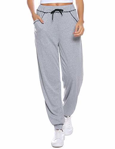 Product iClosam Pantalones Chandal Mujer Casuals Rayas AlgodóN De Deportivos Jogger Pantalon con