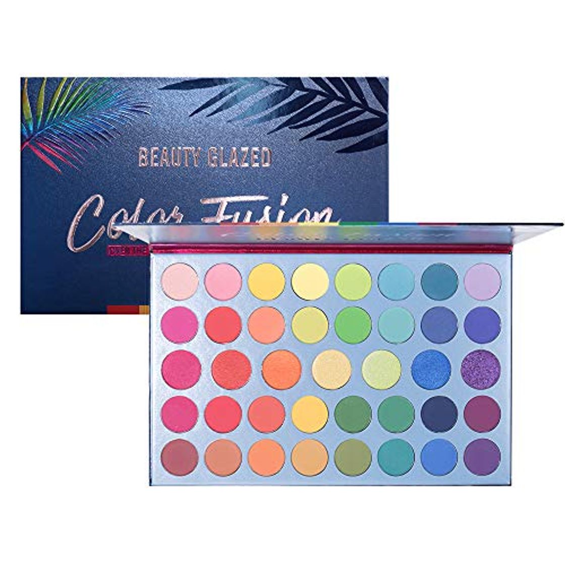 Social Beauty Glazed Paleta de polvo de sombra de ojos de 39 colores