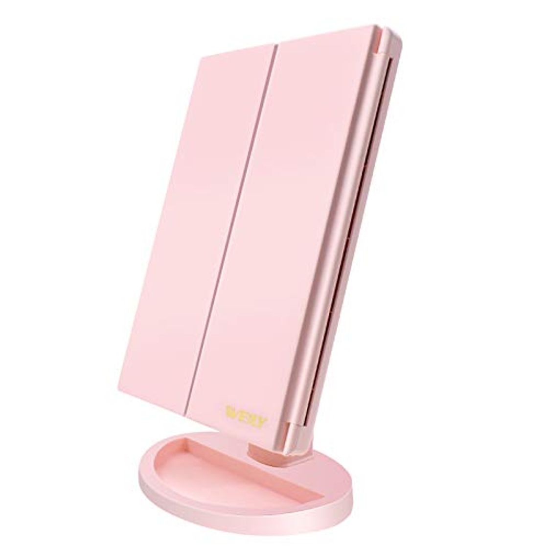 Social WEILY Espejo de Maquillaje, 1x / 2X / 3X Magnificación Triple Espejo