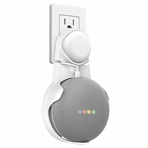 Electrónica MoKo Soporte de Pared Outlet para Google Home Mini Asistente de Altavoz