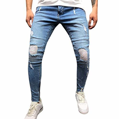 Product Pantalones Vaqueros para Hombre Casuales Moda Pantalones Vaqueros Rotos Hombre Jeans Trend