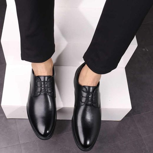 Zapatos de Oficina para Hombres Patentes de Cuero para Hombres Zapatos de Vestir Social para Hombres Zapatos de Piel Suave Oxford para Hombres