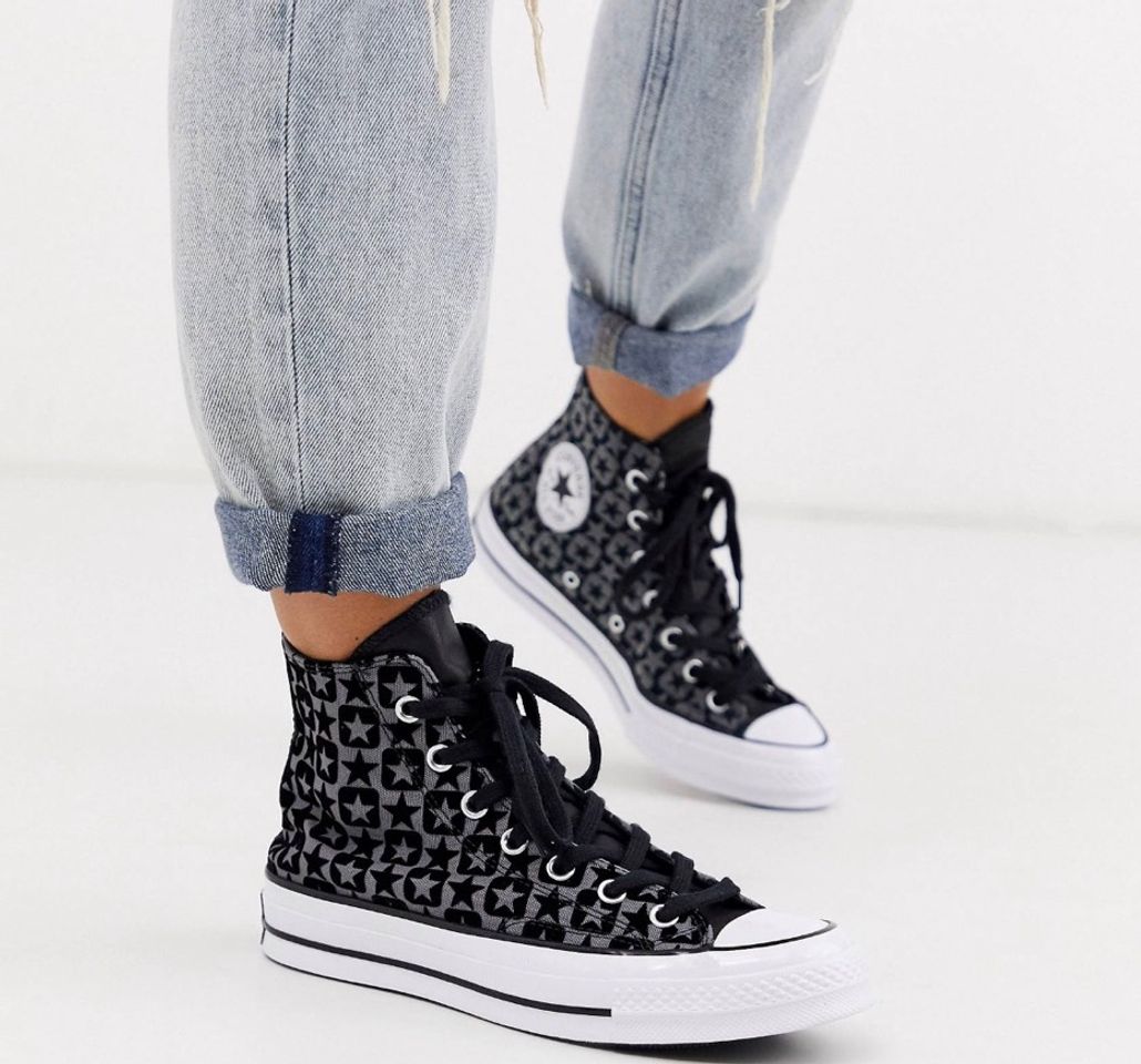 Product Zapatilla converse negra monocromática 