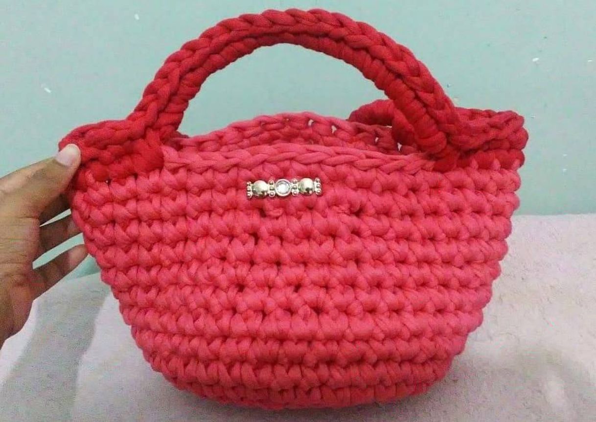Social Bolsa de Crochê 