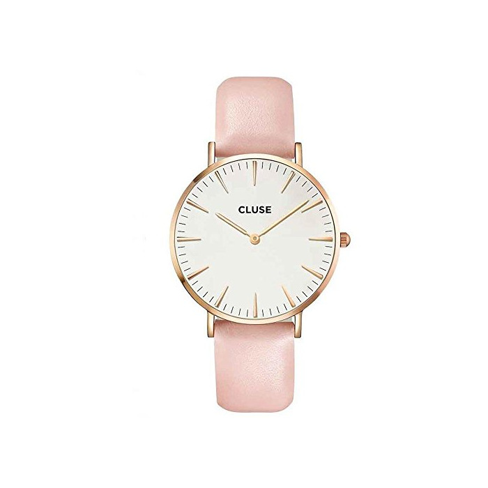 Moda Cluse Reloj Analógico de Cuarzo para Mujer con Correa de Cuero – CL18014