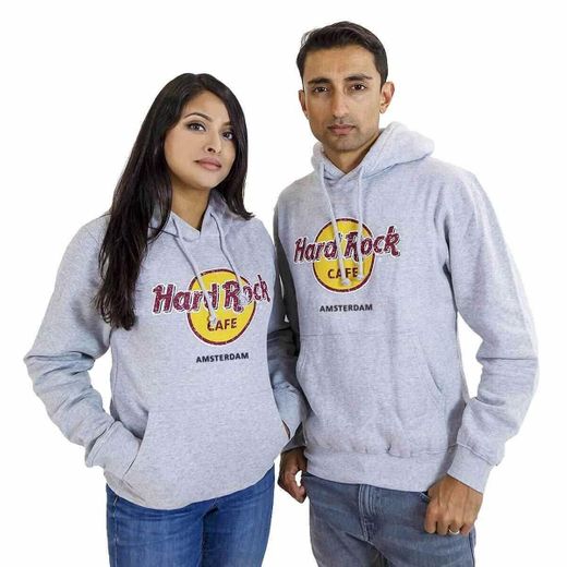 Hoodie Grey Hard Rock