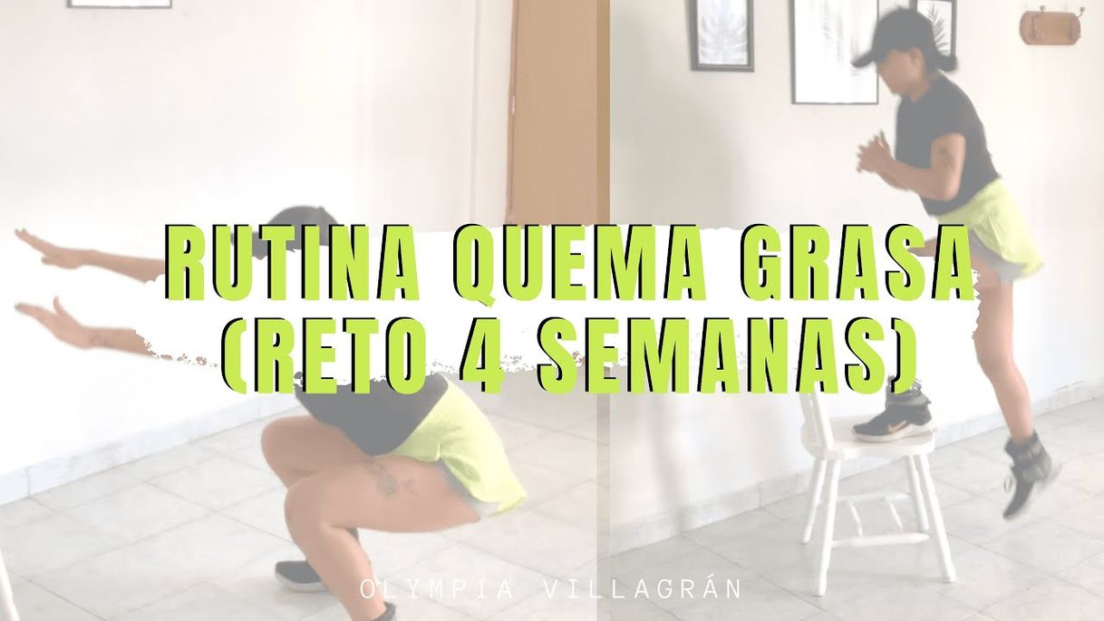 Fashion RUTINA QUEMA GRASA RETO 4 SEMANAS 