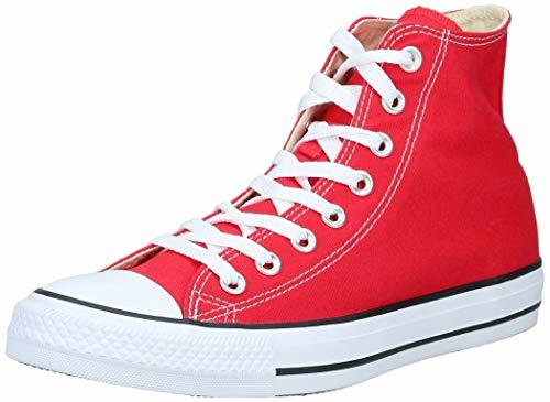 Moda Converse Chuck Taylor All Star Hi, Zapatillas Altas Unisex adulto, Rojo