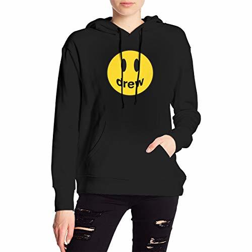 Fashion Justin Drew Biebe Printed Women's Hoodies Sweatshirt Hood with Pockets Hooded Sweatshirt