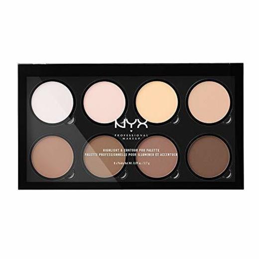 NYX Professional Makeup Paleta de contouring Highlight & Contour Pro Palette