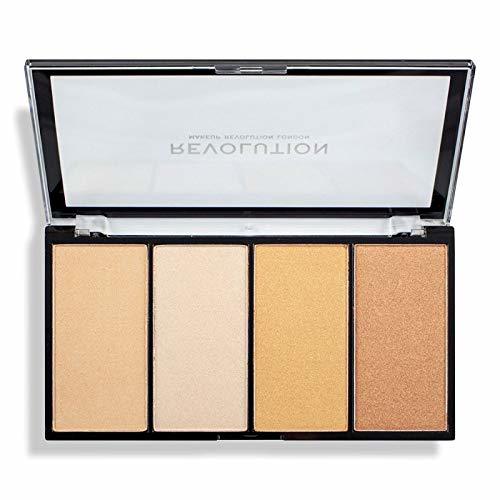 Belleza I HEART REVOLUTION RE-LOADED LUSTRE LIGHT WARM PALETA ILUMINADORES 5 GR