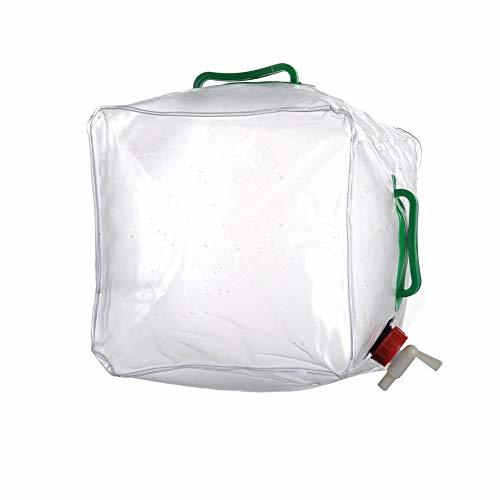 Fitness Presentimer Contenedor de Agua Plegable de PVC de 20L Bolsa de Agua