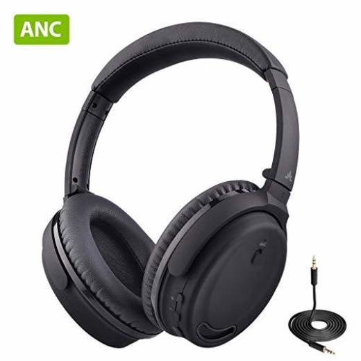 Avantree ANC032 Auriculares Bluetooth con Cancelacion de Rruido Activa