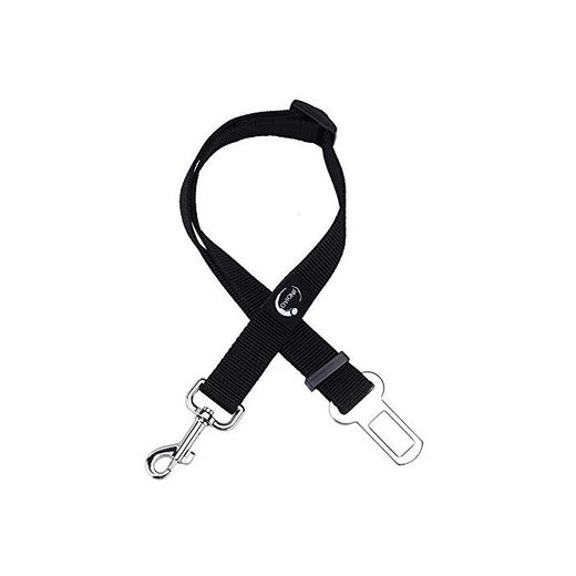 JINCHAO Cinturón de Seguridad para Perros 19-31 Pulgadas Ajustable Duradero Cinturón de