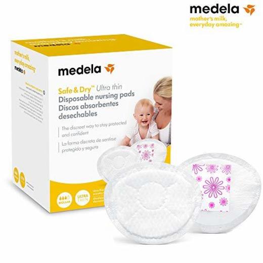 Medela Safe & Dry Ultra Thin - Discos absorbentes desechables