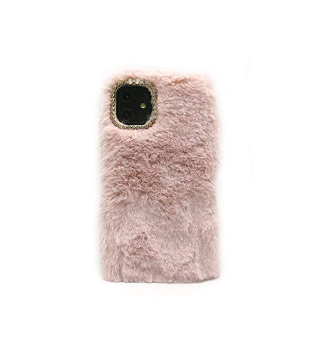 3C Collection Fundas iPhone 11 Pro Peludo Rosa