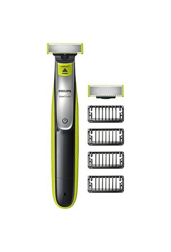 Philips OneBlade QP2530/30 - Recortador de barba, recorta, perfila y afeita, enchufe