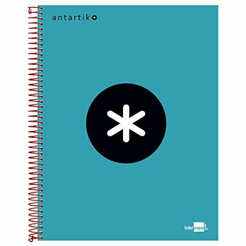 Products Liderpapel Cuaderno Espiral A6 Micro Antartik Tapa Forrada 100H 100 Gr Cuadro