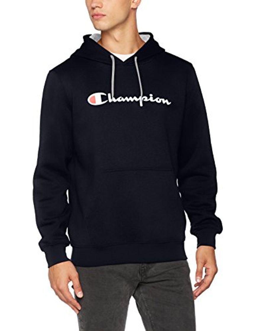 Product Champion Classic Logo para Hombre Sudadera, Azul