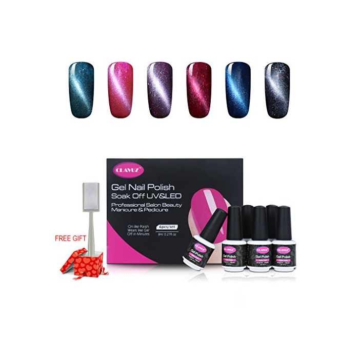 Belleza Clavuz Esmalte de Uñas Semipermanente Gel Uñas UV LED Ojo de Gato