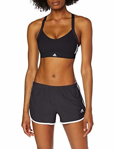 Social adidas All Me 3-Stripes Sujetador Deportivo, Mujer, Negro