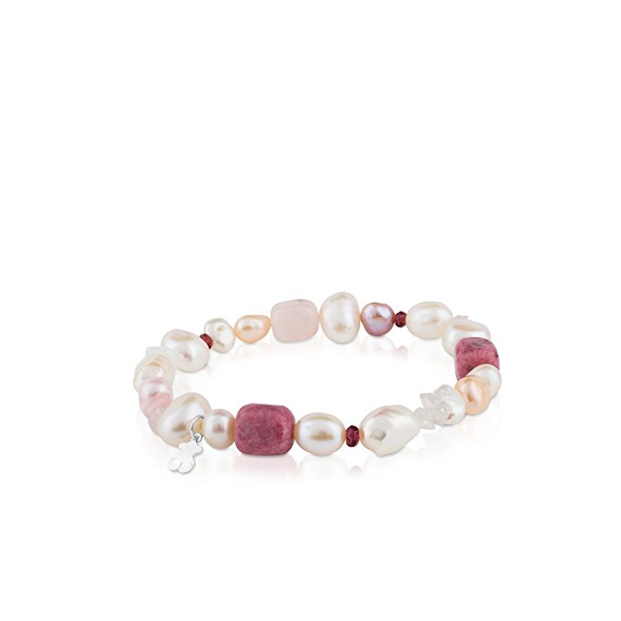 Moda TOUS Pearls - Pulsera de Plata de Primera Ley