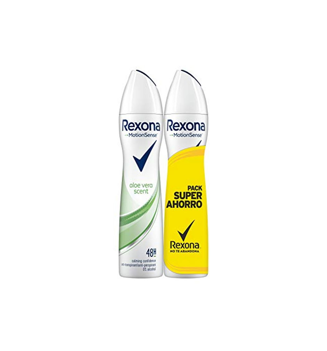 Social Rexona - Desodorante Antitranspirante Pack Ahorro Aloe Vera - 2 X 200