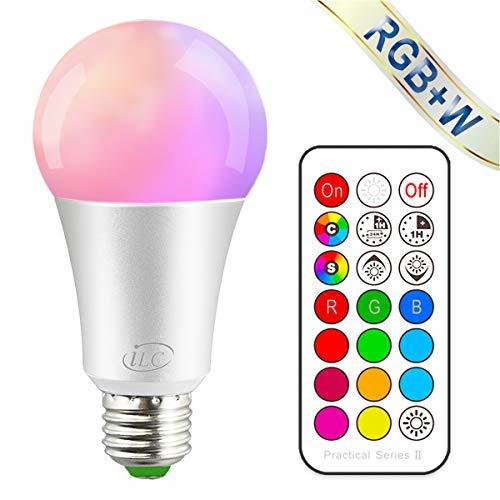 Home iLC Bombillas Colores RGBW LED Bombilla Regulable Cambio de Color Edison 10W