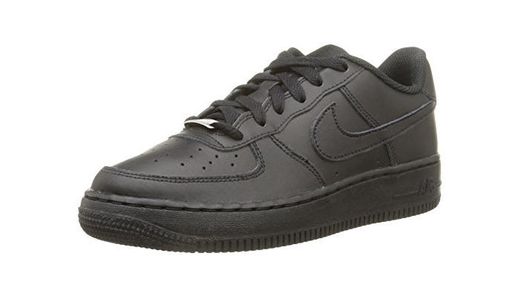 Nike Air Force 1 Gs, Zapatillas de Baloncesto Unisex Niños, Negro