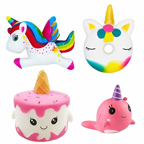 Products Pachock 4pcs Squishys Kawaii Juguetes - Juguetes Squishy Squishies Grandes Squishies Kawaii