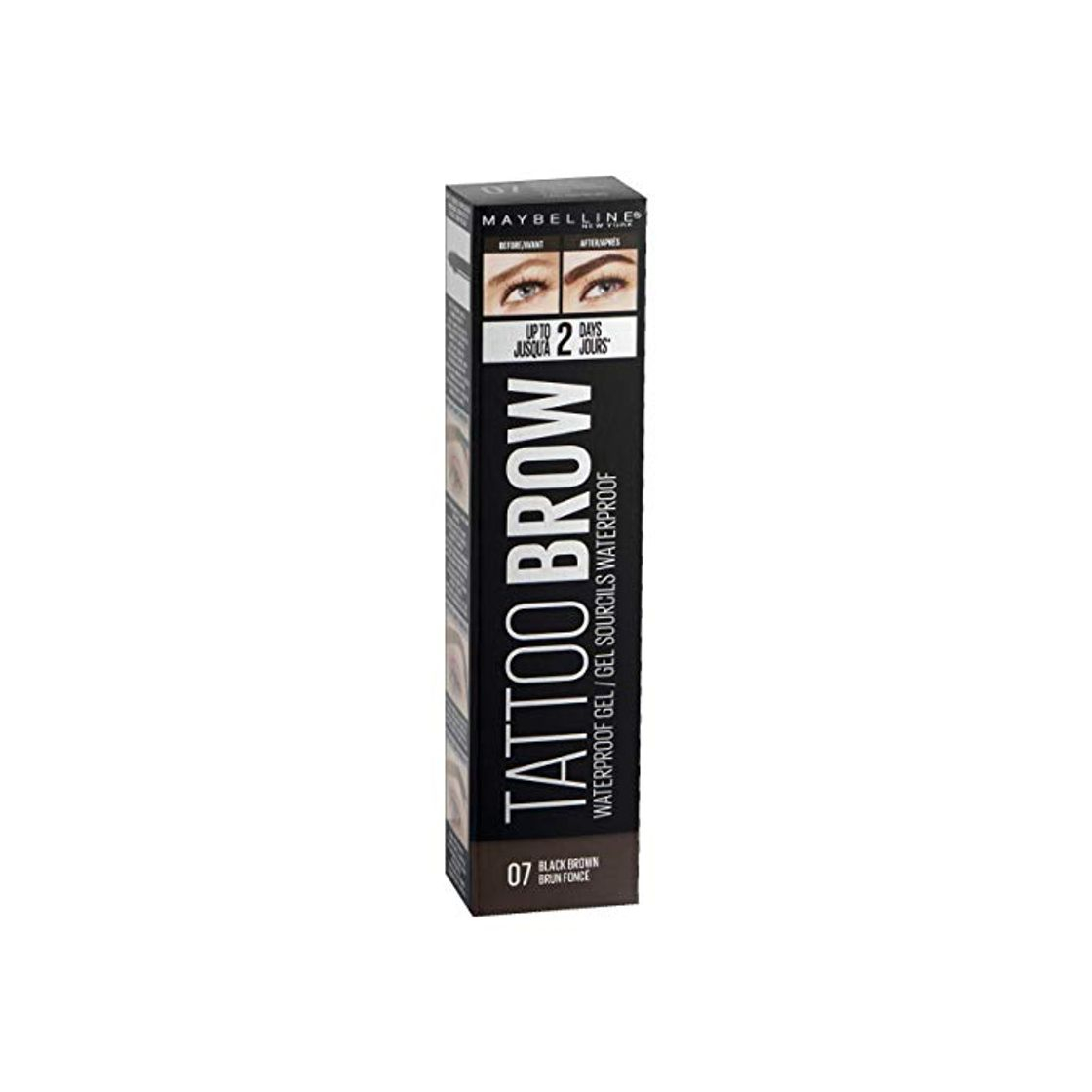 Belleza Maybelline New York Tattoo Brow Gel Tinte de Cejas 2 Días tono