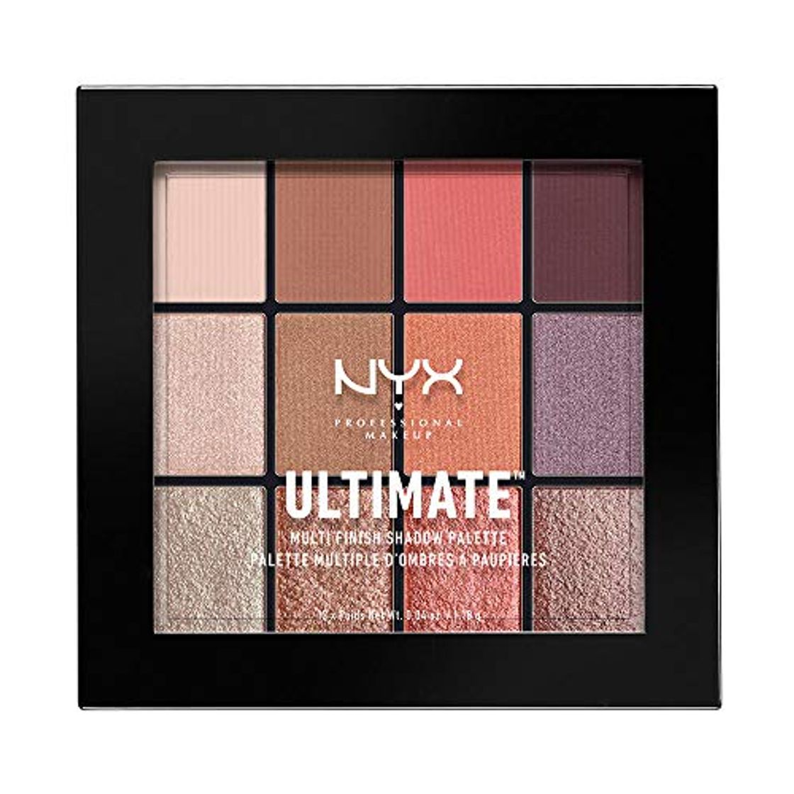 Belleza NYX PROFESSIONAL MAKEUP Paleta de sombras de ojos Ultimate Multi-Finish Shadow Palette