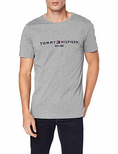 Moda Tommy Hilfiger Tommy Flag Hilfiger tee Camisa Deportiva, Gris