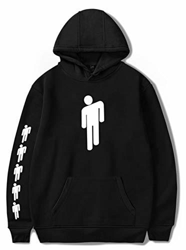 Fashion YIMIAO Mujer Billie Eilish Sudaderas con Capucha Hip-Hop Singer Fans Hoodie(M)