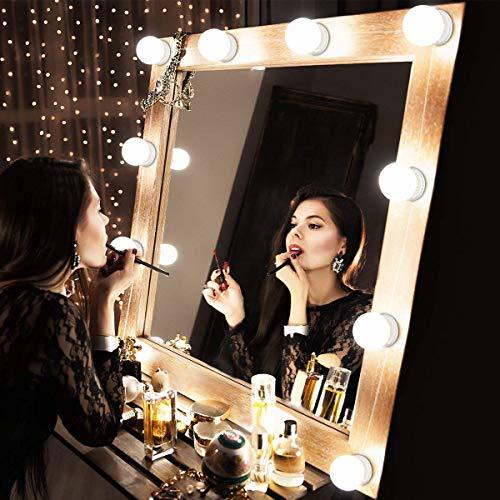 Social TechSmile Hollywood Style - Juego de luces LED con espejo de vanidad